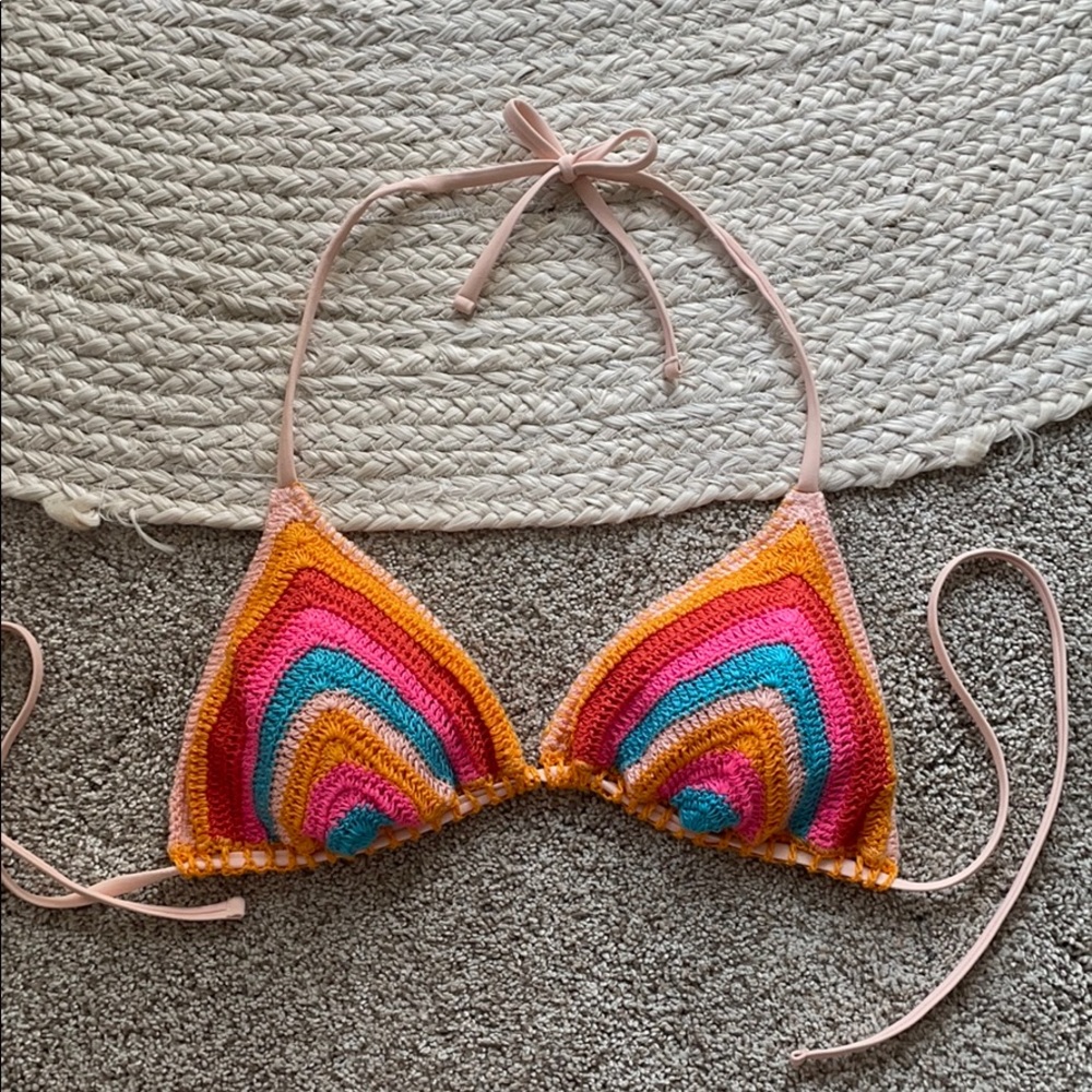 😇crochet swim top!